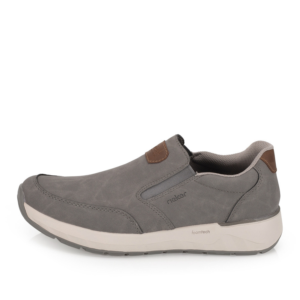 detail Pánské mokasíny RIEKER 11550-42 šedá S6