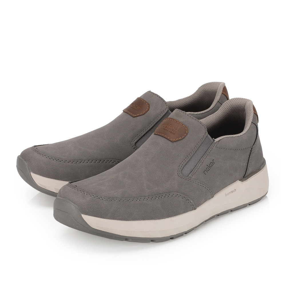 detail Pánské mokasíny RIEKER 11550-42 šedá S6