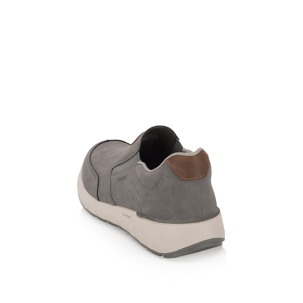 detail Pánské mokasíny RIEKER 11550-42 šedá S6