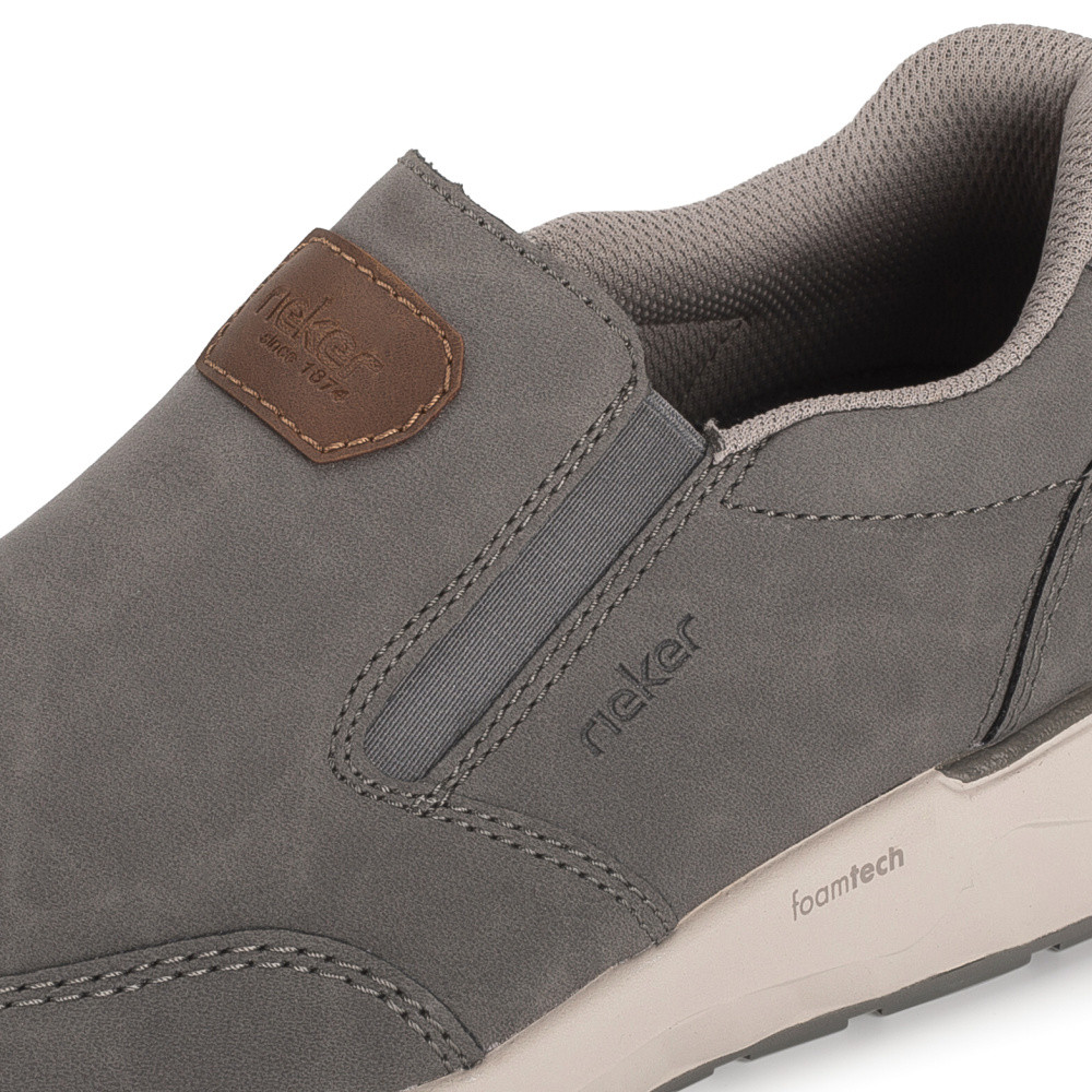 detail Pánské mokasíny RIEKER 11550-42 šedá S6