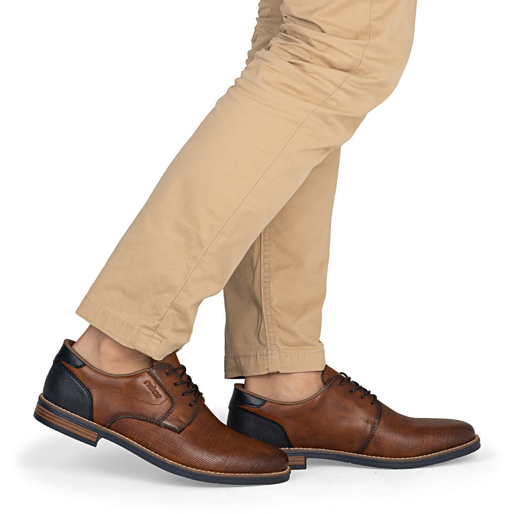 detail Pánské polobotky RIEKER 13504-24 hnědá S6