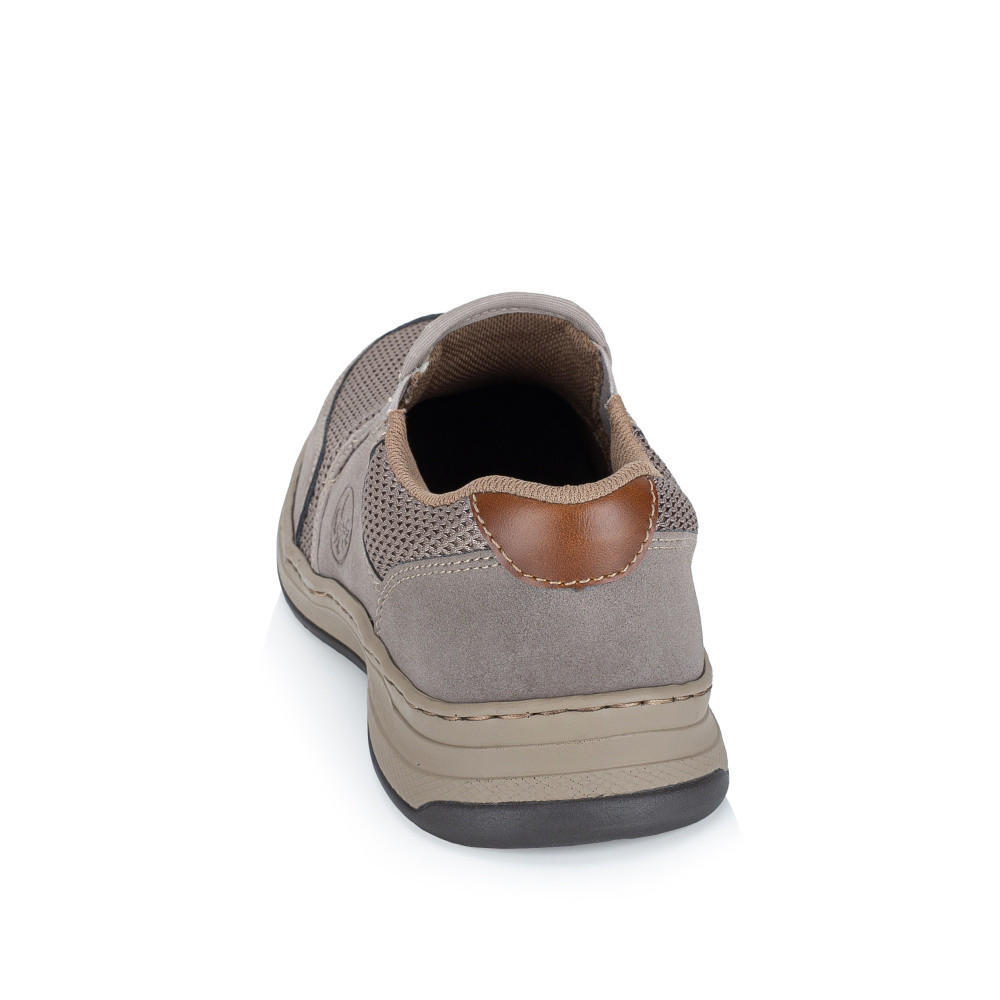 detail Pánské mokasíny RIEKER 14363-64 béžová S6