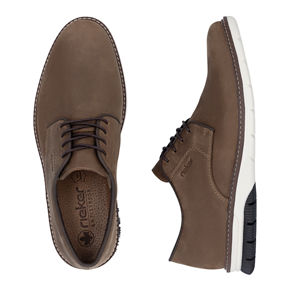 detail Pánské polobotky RIEKER 14407-25 hnědá S6