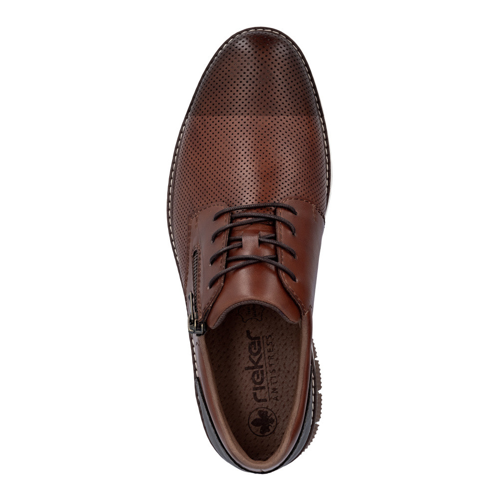 detail Pánské polobotky RIEKER 14412-24 hnědá S6