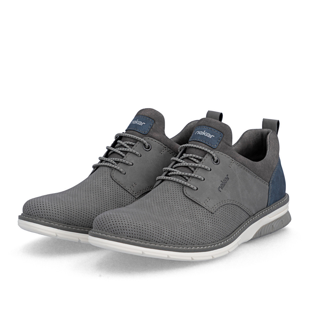 detail Pánské polobotky RIEKER 14450-42 šedá S6