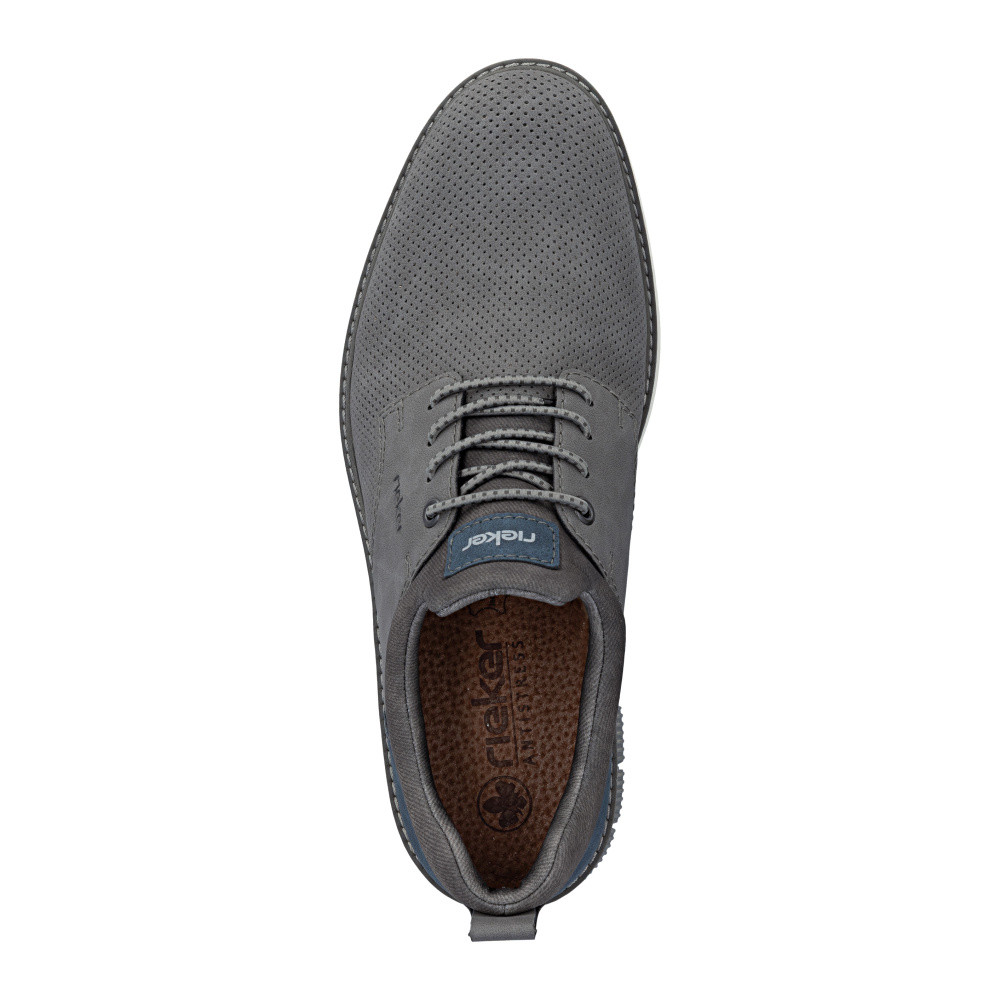 detail Pánské polobotky RIEKER 14450-42 šedá S6