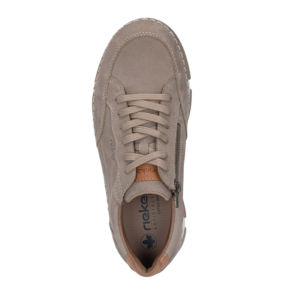 detail Pánské polobotky RIEKER 15900-25 hnědá S6