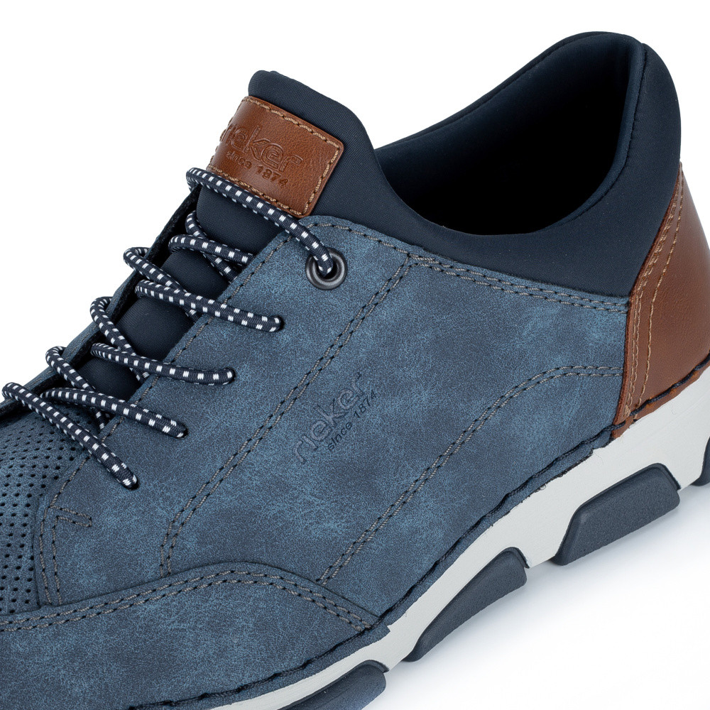 detail Pánské polobotky RIEKER 15950-14 modrá S6