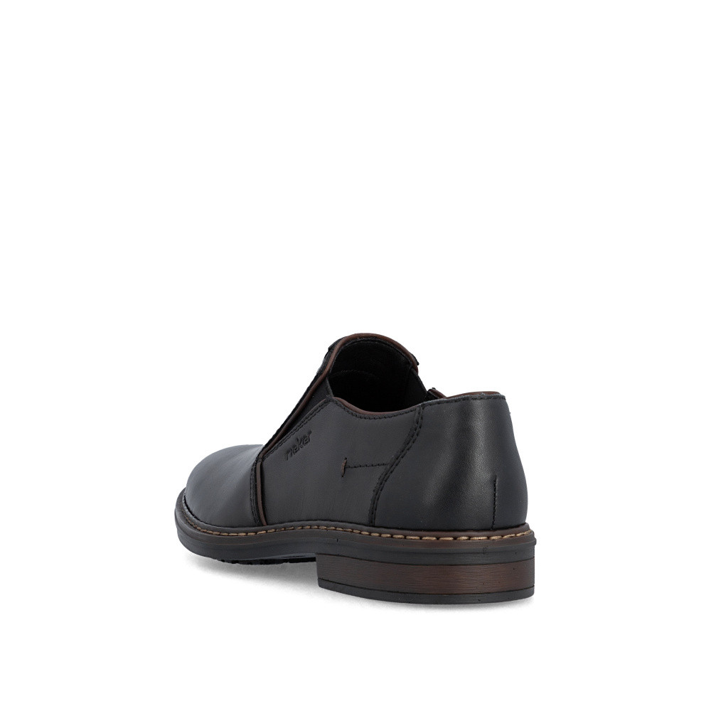 detail Pánské mokasíny RIEKER 17664-00 černá S6