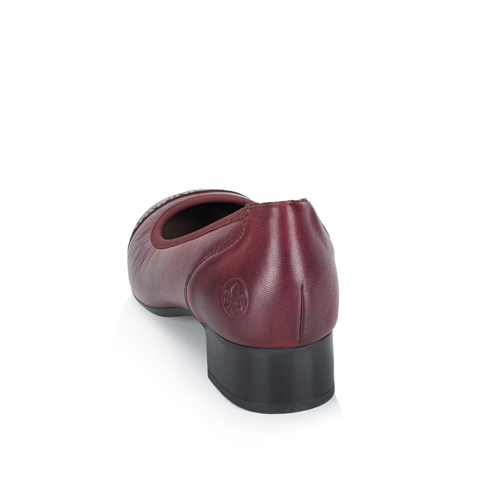 detail Dámské lodičky RIEKER 43450-35 červená S6