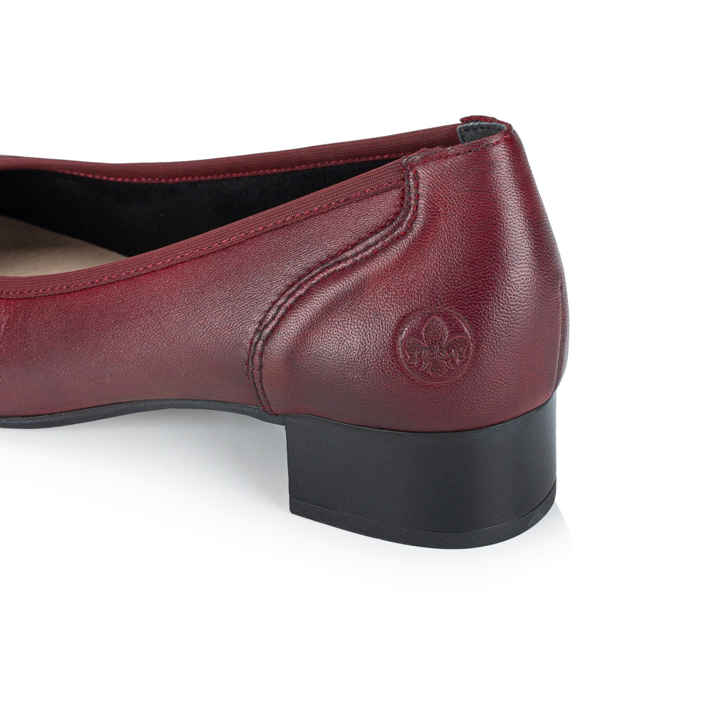 detail Dámské lodičky RIEKER 43450-35 červená S6