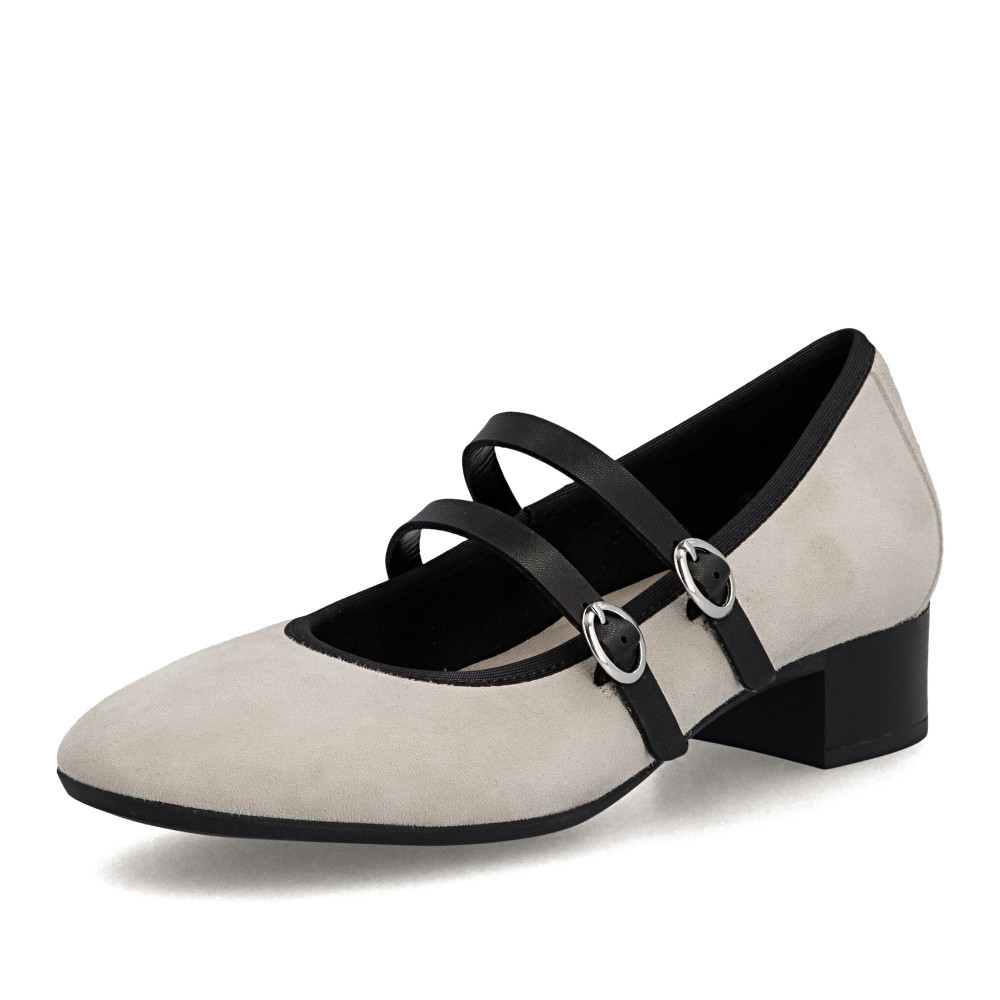 detail Dámské lodičky RIEKER 43451-60 béžová S6