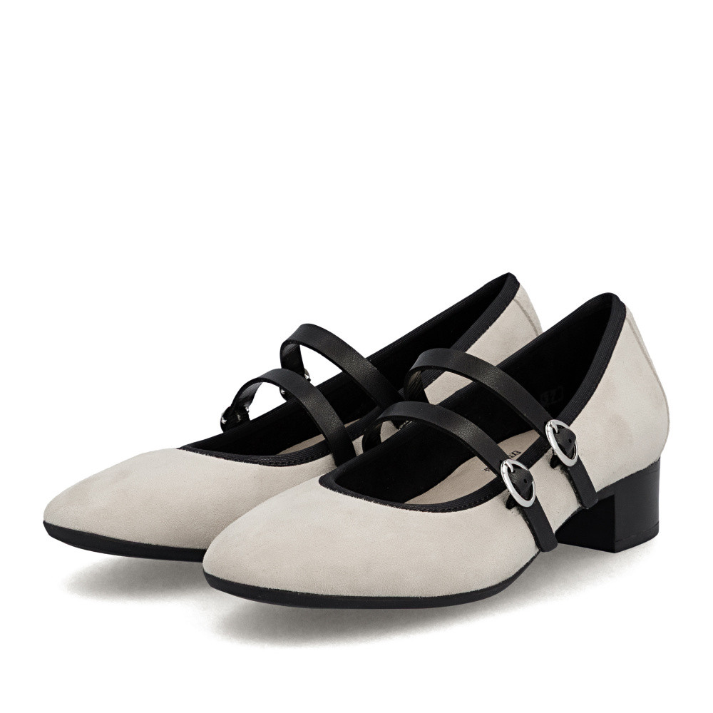 detail Dámské lodičky RIEKER 43451-60 béžová S6