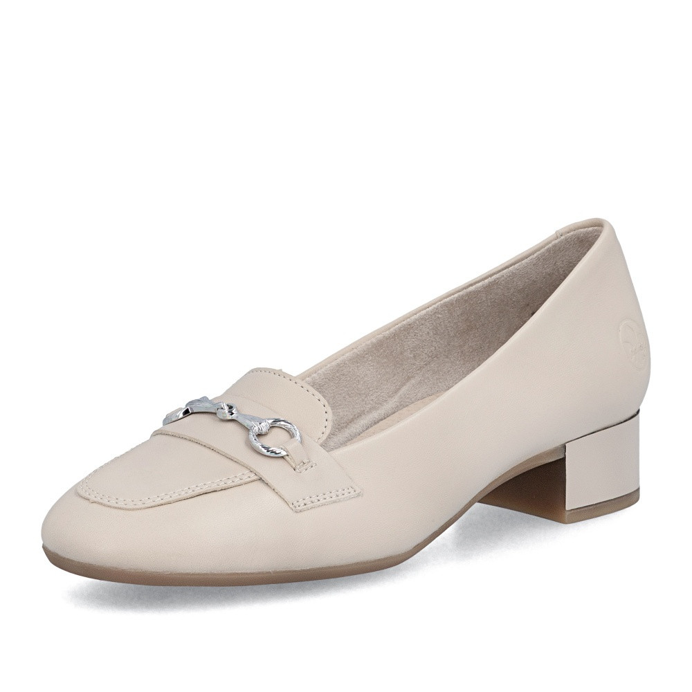 detail Dámské lodičky RIEKER 43454-62 béžová S6