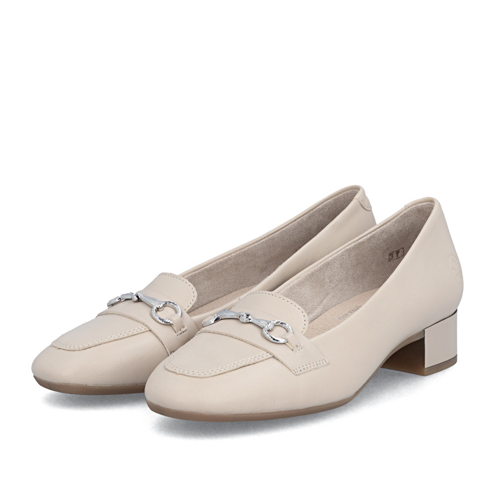 detail Dámské lodičky RIEKER 43454-62 béžová S6