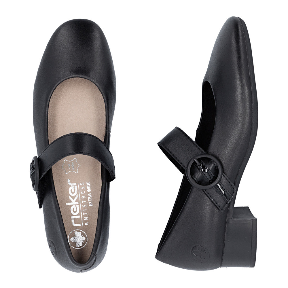 detail Dámské lodičky RIEKER 43455-00 černá S6