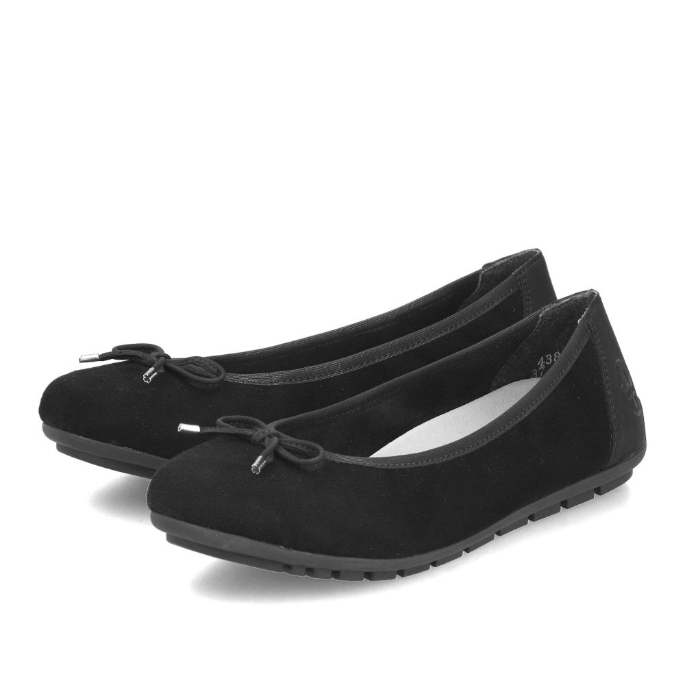 detail Dámské baleríny RIEKER 43850-01 černá S6