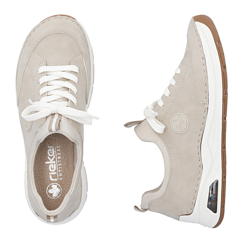 detail Dámské tenisky RIEKER 44562-62 béžová S6