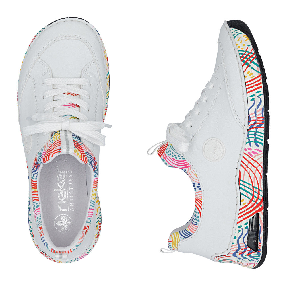 detail Dámské tenisky RIEKER 44562-80 bílá S6