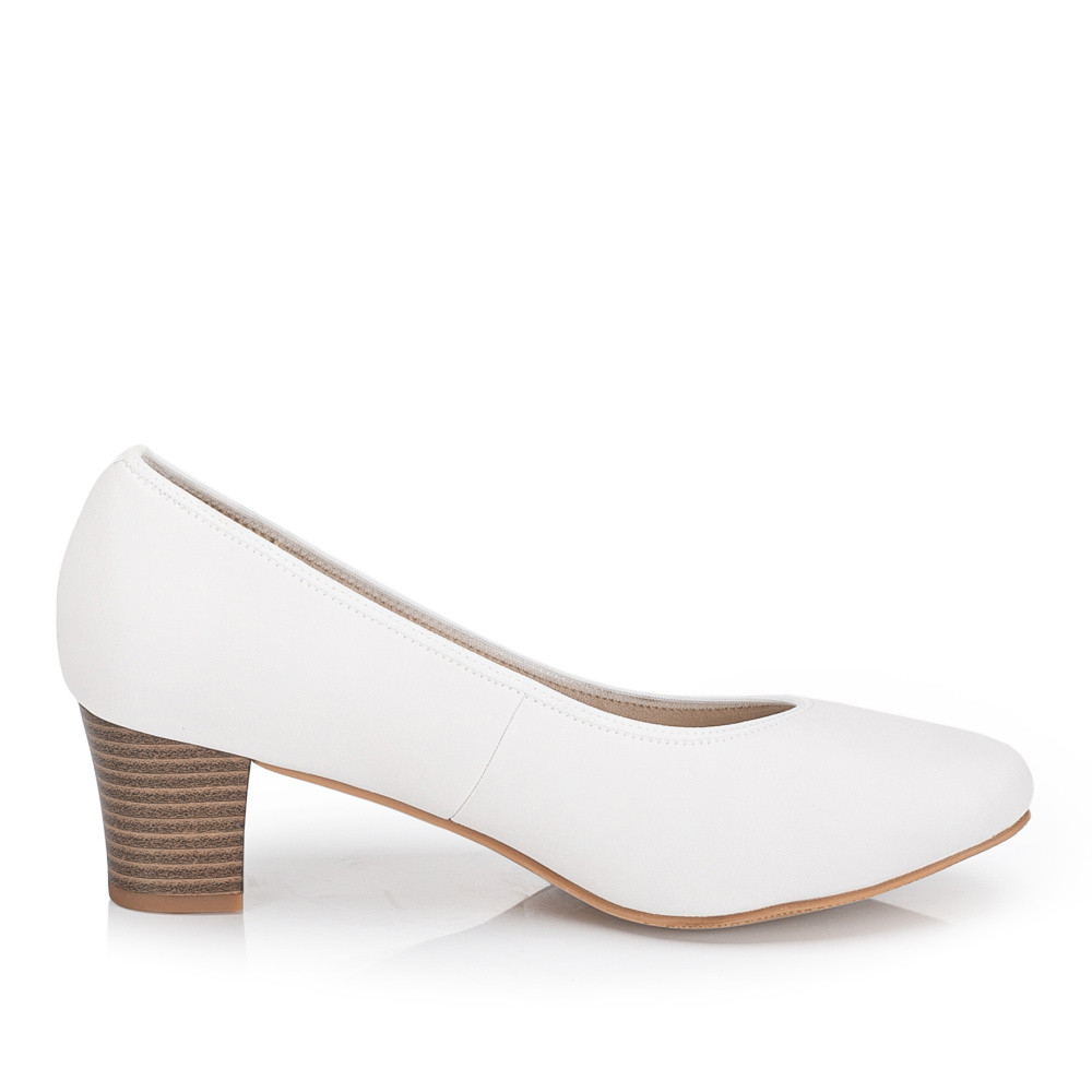 detail Dámské lodičky RIEKER 44650-80 bílá S6