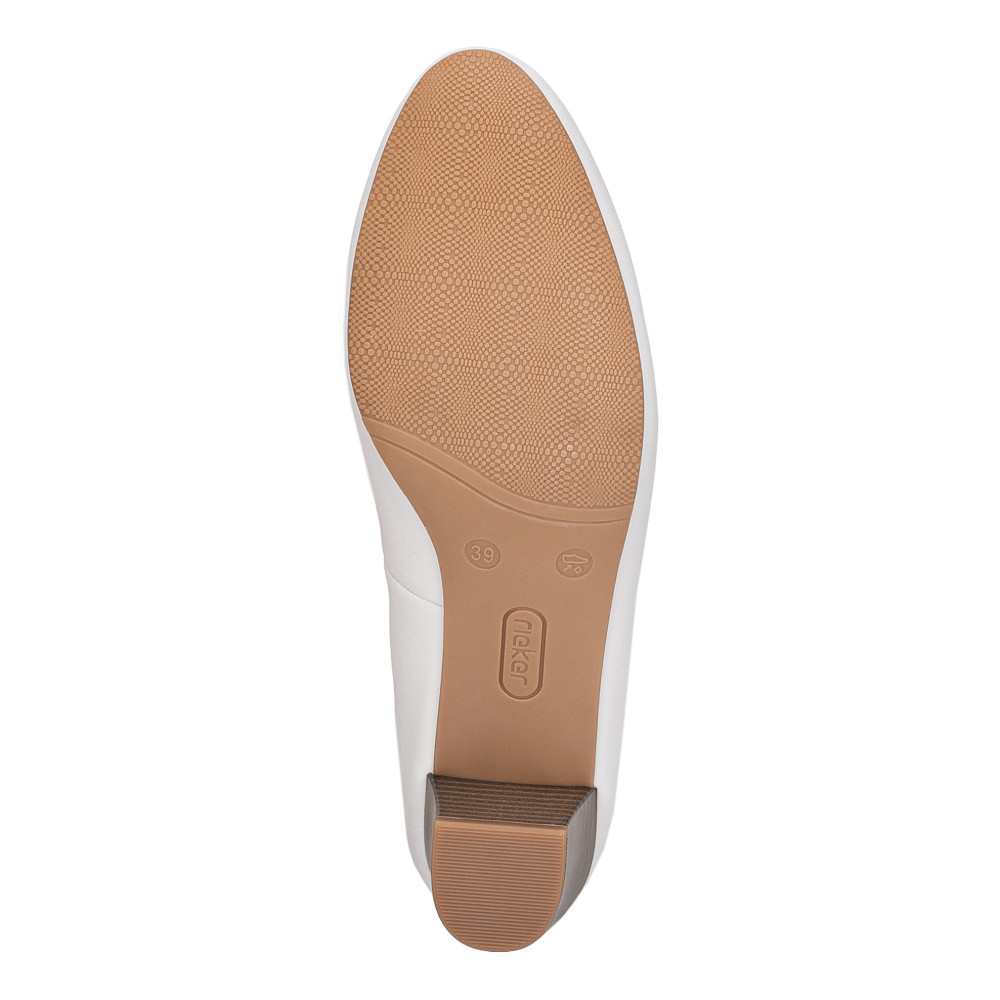 detail Dámské lodičky RIEKER 44650-80 bílá S6