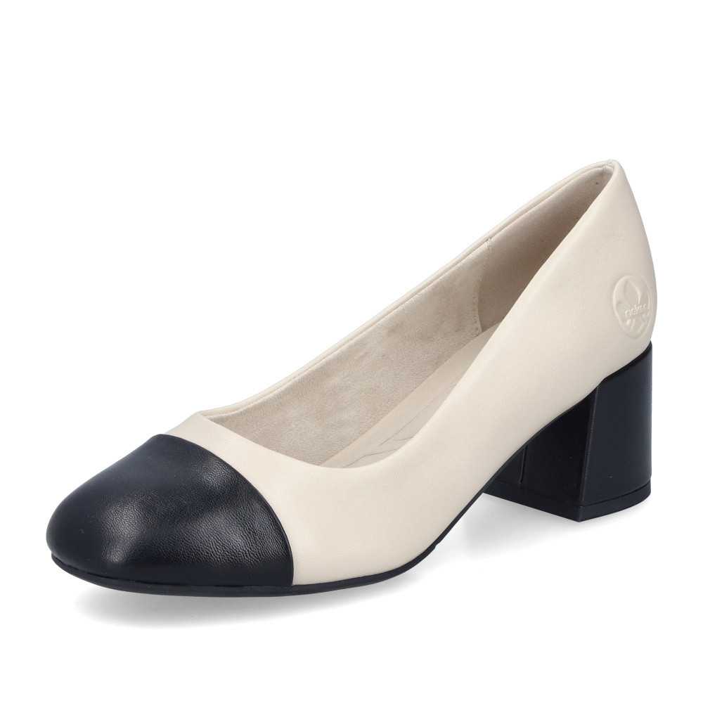 detail Dámské lodičky RIEKER 44760-60 béžová S6