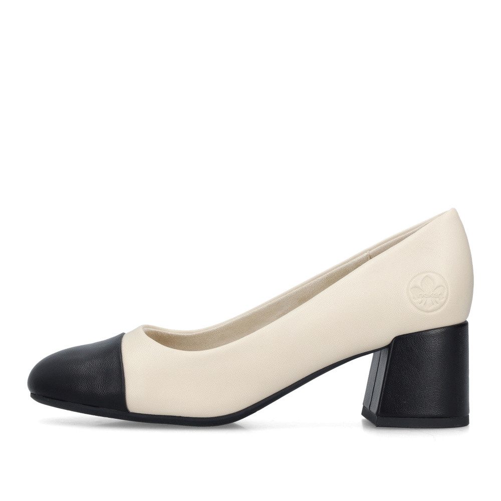 detail Dámské lodičky RIEKER 44760-60 béžová S6