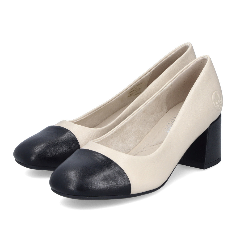 detail Dámské lodičky RIEKER 44760-60 béžová S6