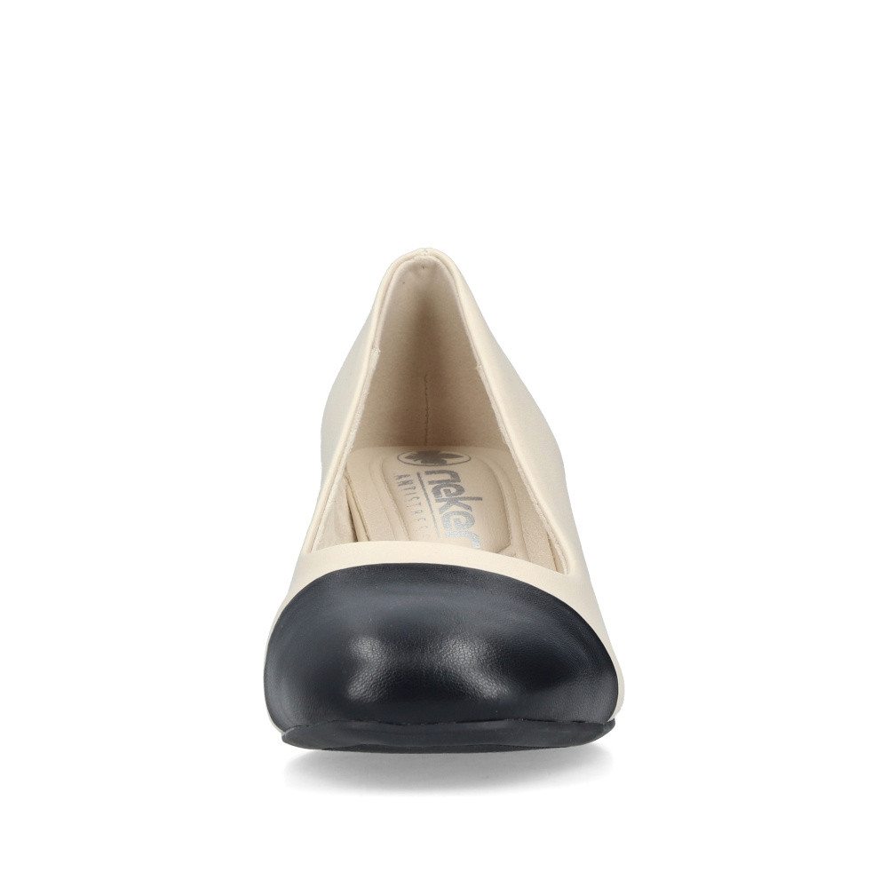 detail Dámské lodičky RIEKER 44760-60 béžová S6