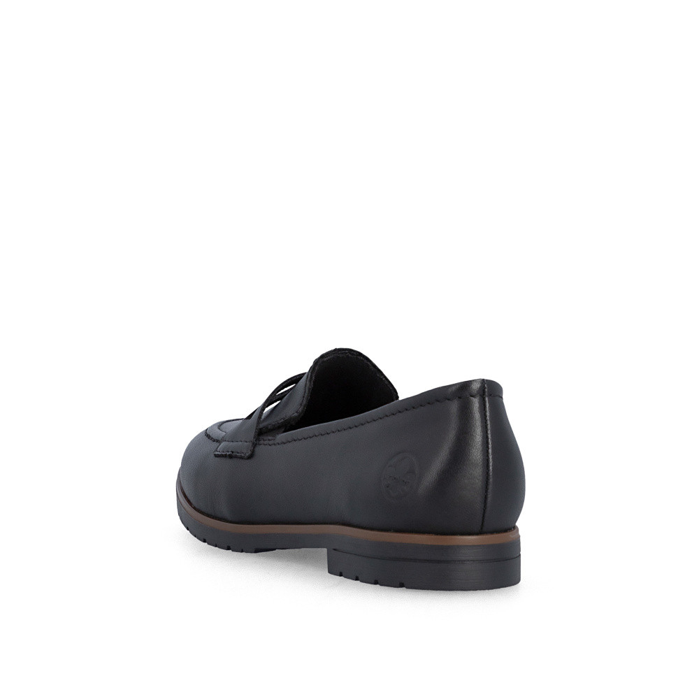 detail Dámské mokasíny RIEKER 45300-02 černá S6