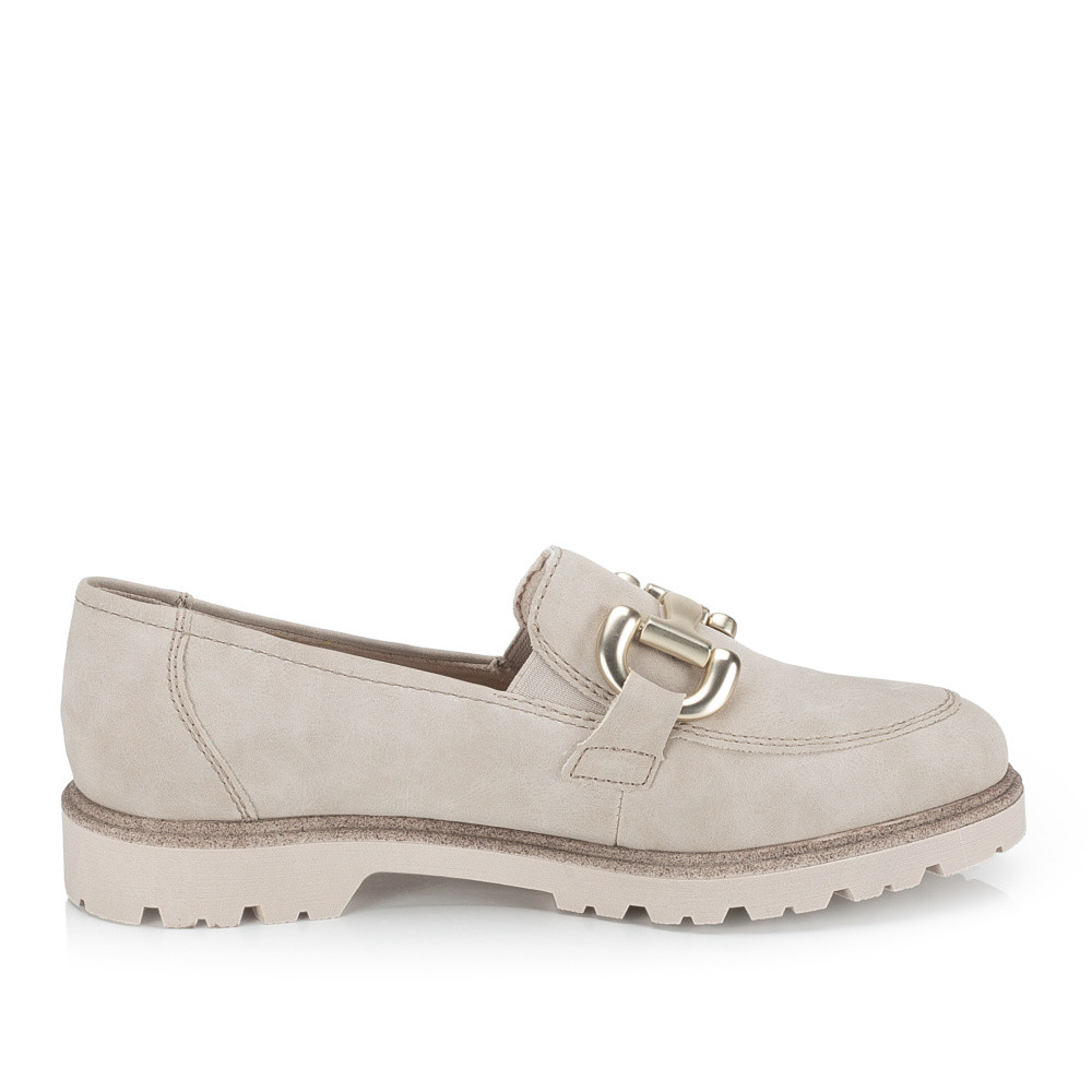 detail Dámské mokasíny RIEKER 45561-62 béžová S6