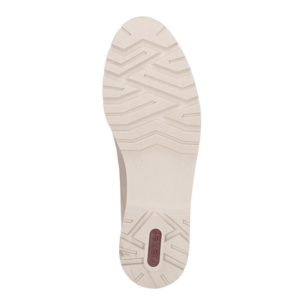 detail Dámské mokasíny RIEKER 45561-62 béžová S6