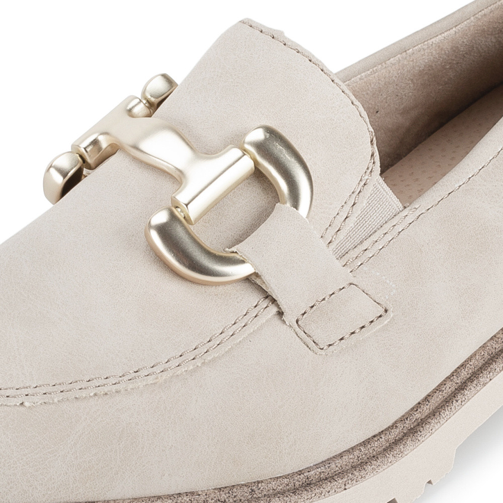 detail Dámské mokasíny RIEKER 45561-62 béžová S6