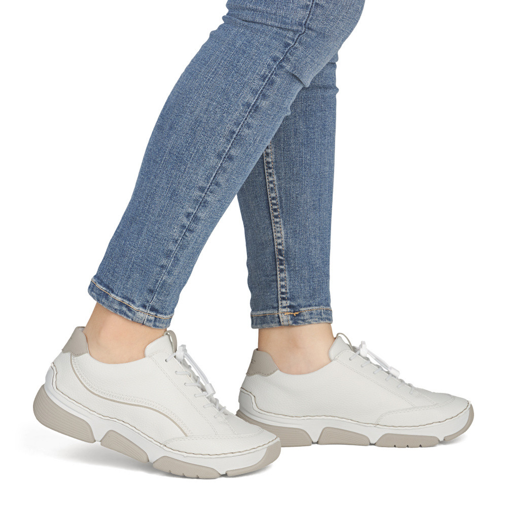 detail Dámské tenisky RIEKER 45969-80 bílá S6