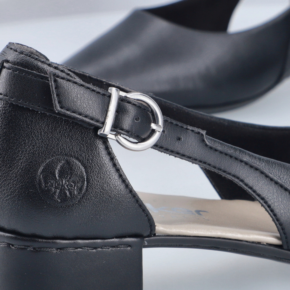 detail Dámské lodičky RIEKER 47070-00 černá S6