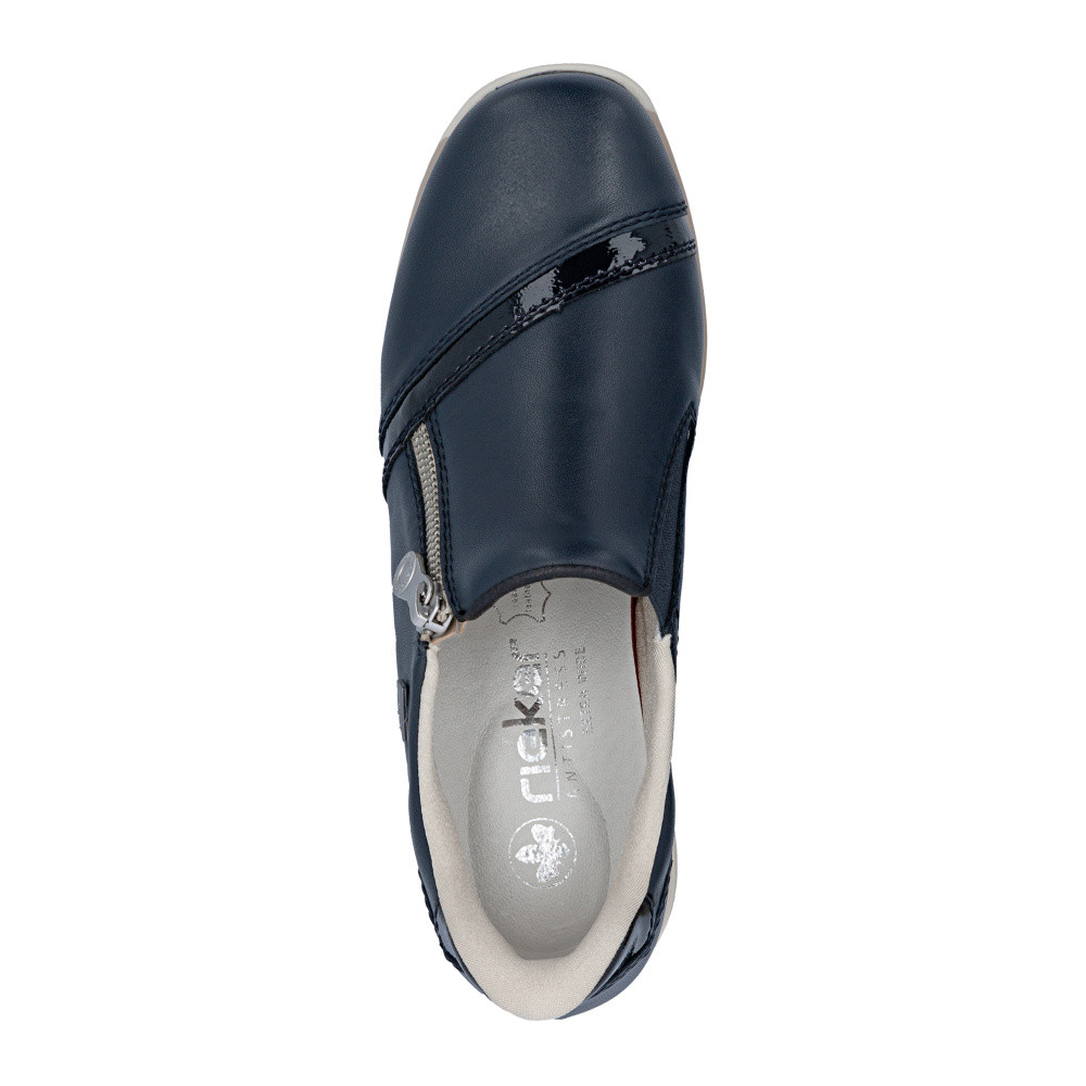 detail Dámské polobotky RIEKER 47264-14 modrá S6