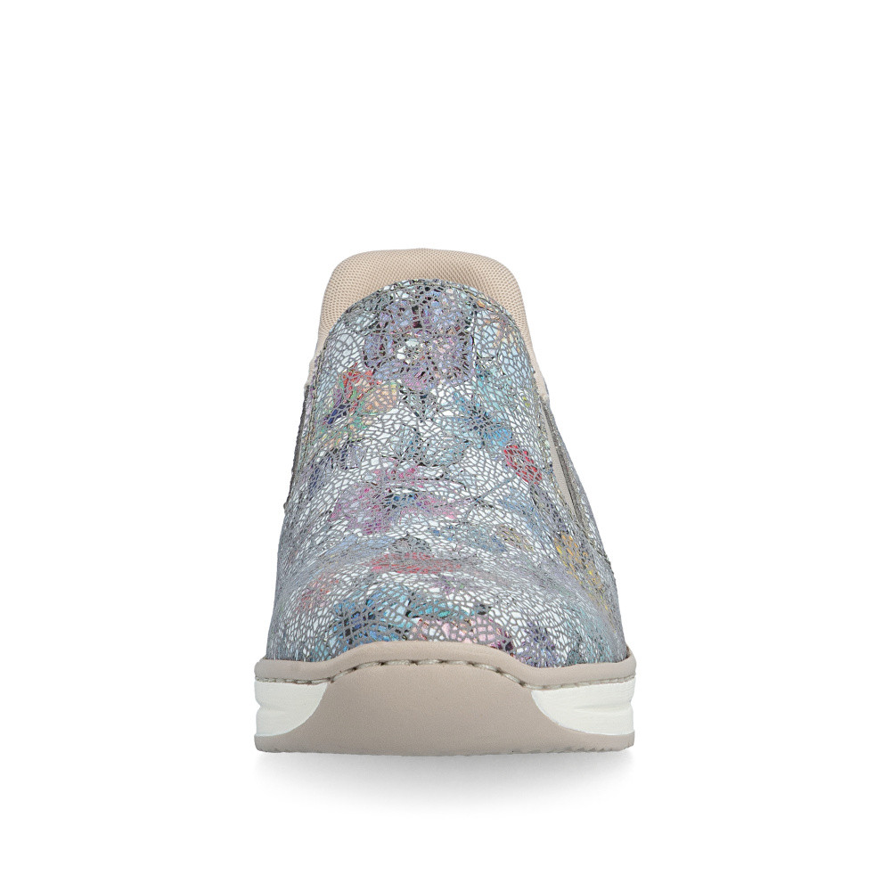 detail Dámské mokasíny RIEKER 48761-91 modrá S6