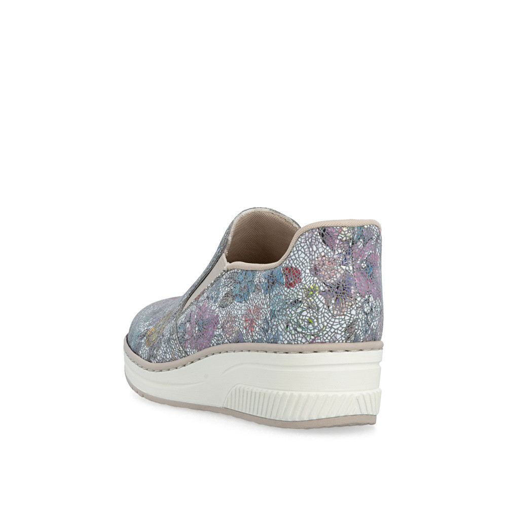 detail Dámské mokasíny RIEKER 48761-91 modrá S6