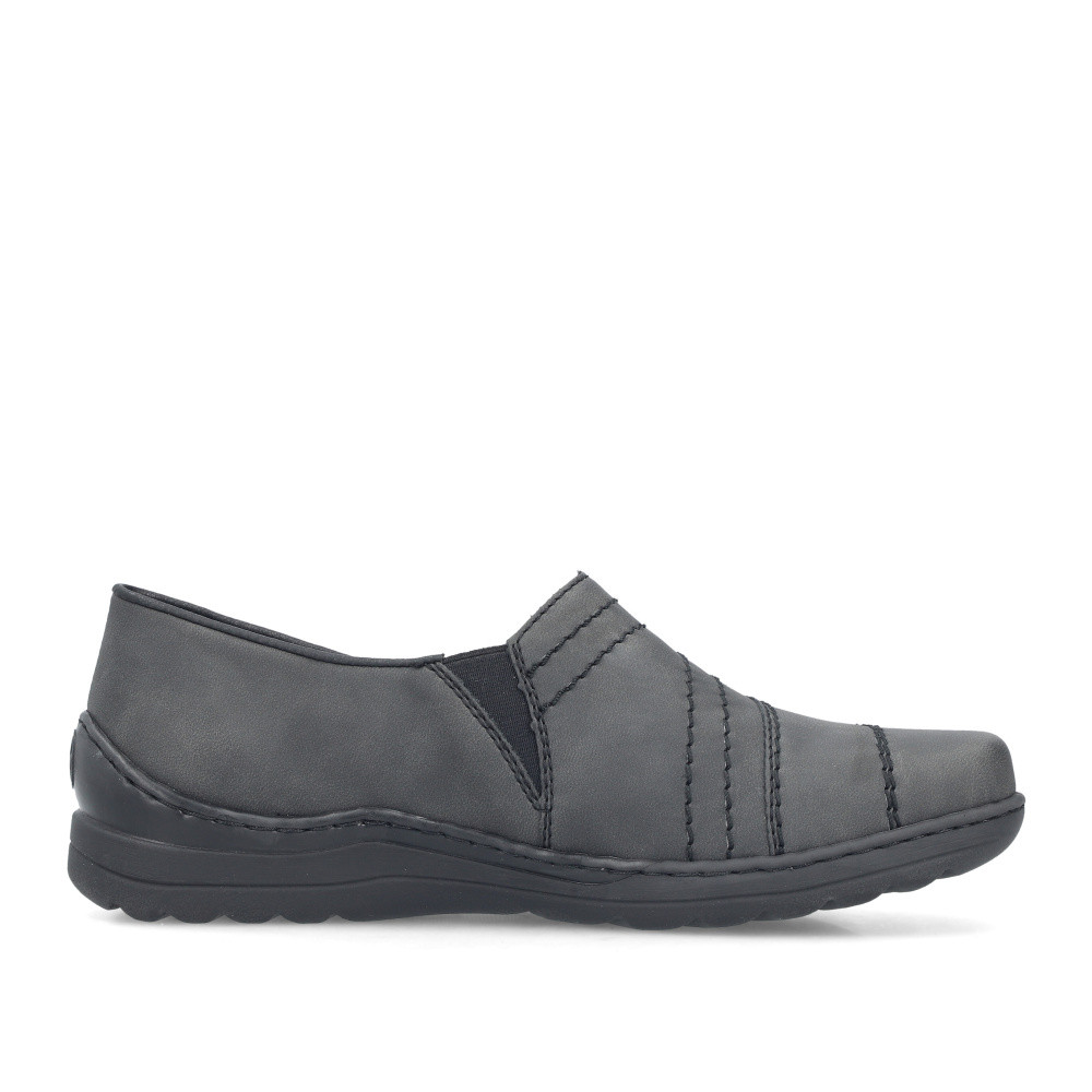 detail Dámské mokasíny RIEKER 48961-45 šedá S6