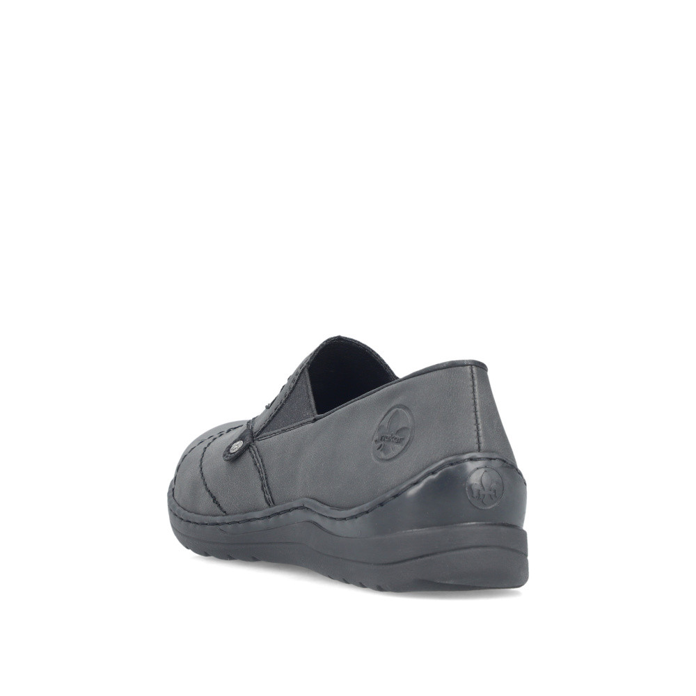 detail Dámské mokasíny RIEKER 48961-45 šedá S6
