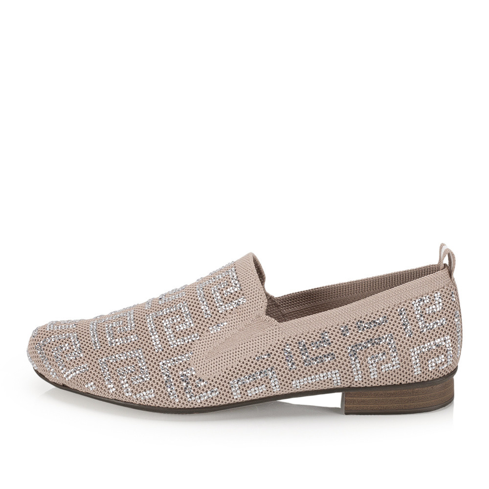 detail Dámské mokasíny RIEKER 51953-62 béžová S6