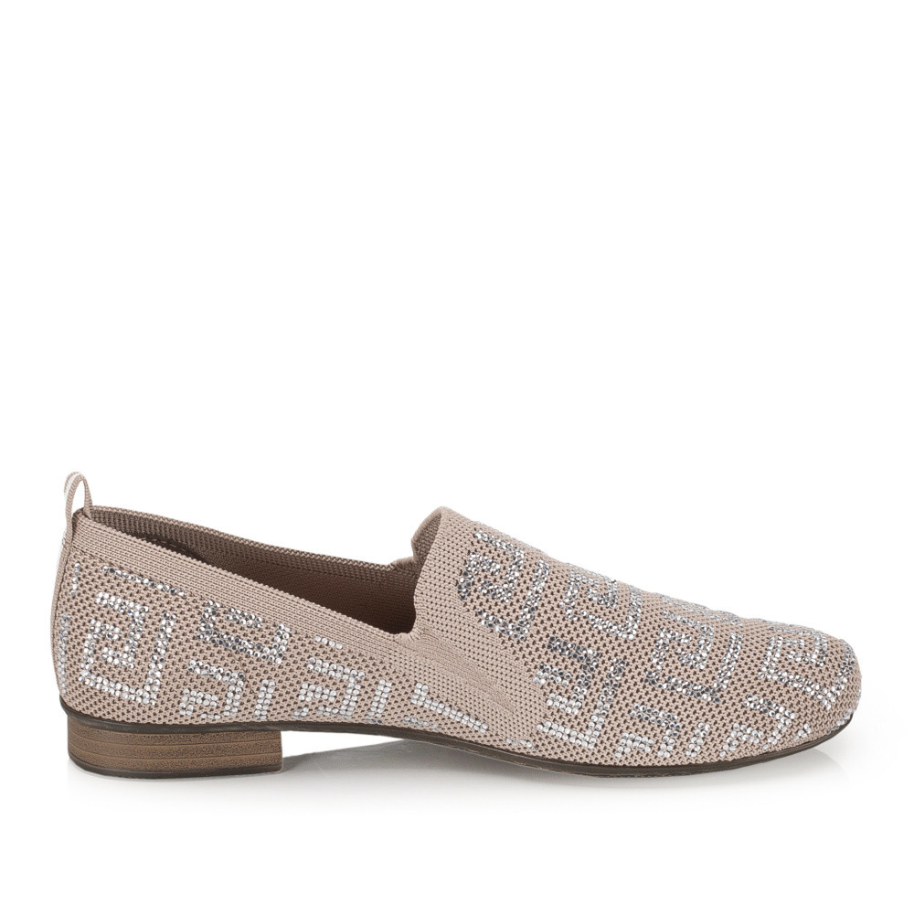 detail Dámské mokasíny RIEKER 51953-62 béžová S6