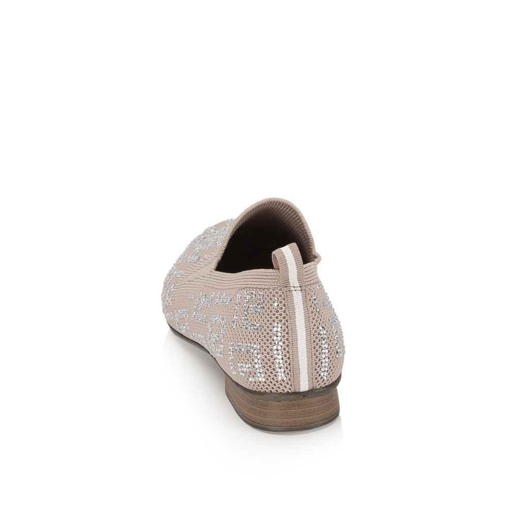 detail Dámské mokasíny RIEKER 51953-62 béžová S6