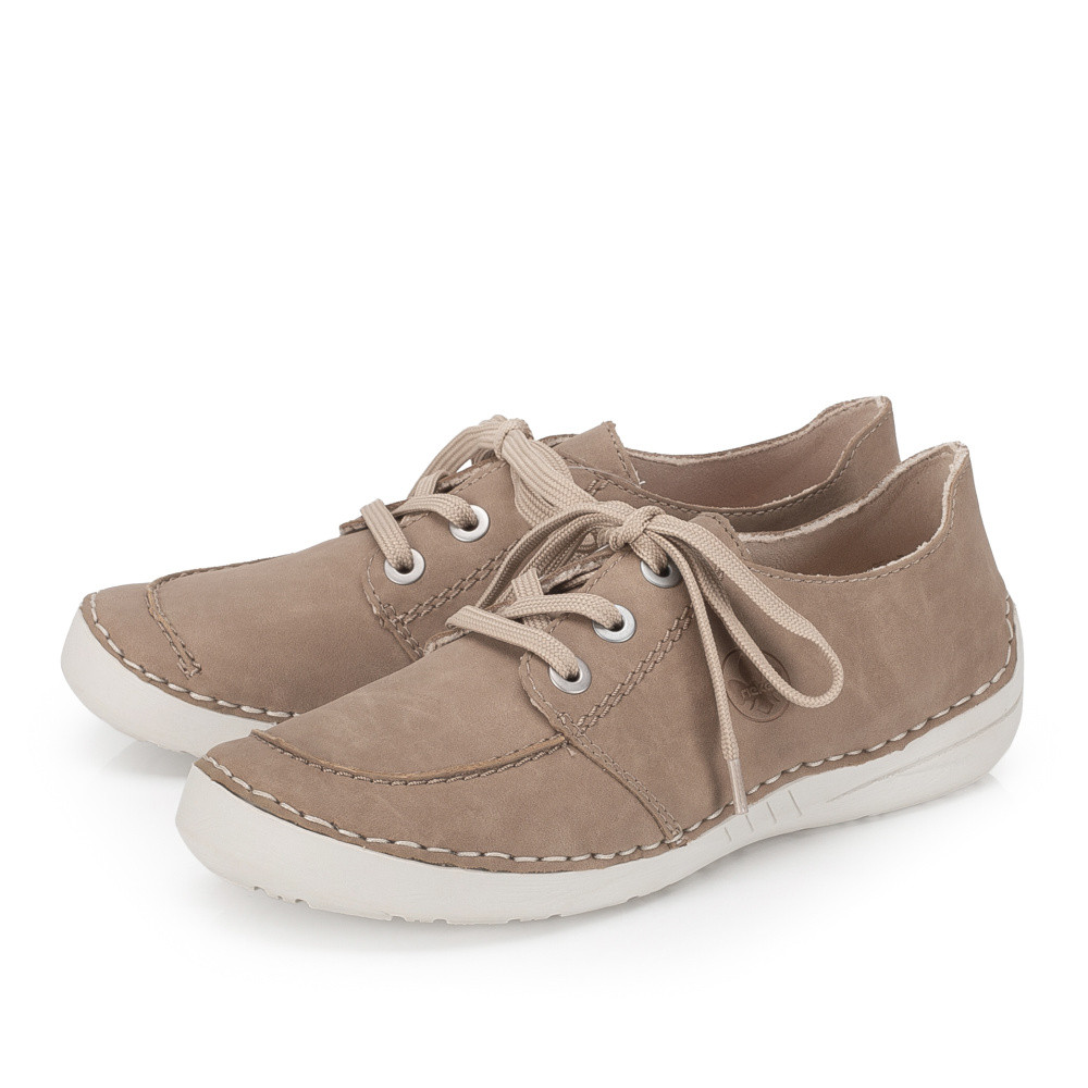 detail Dámské polobotky RIEKER 52545-62 béžová S6