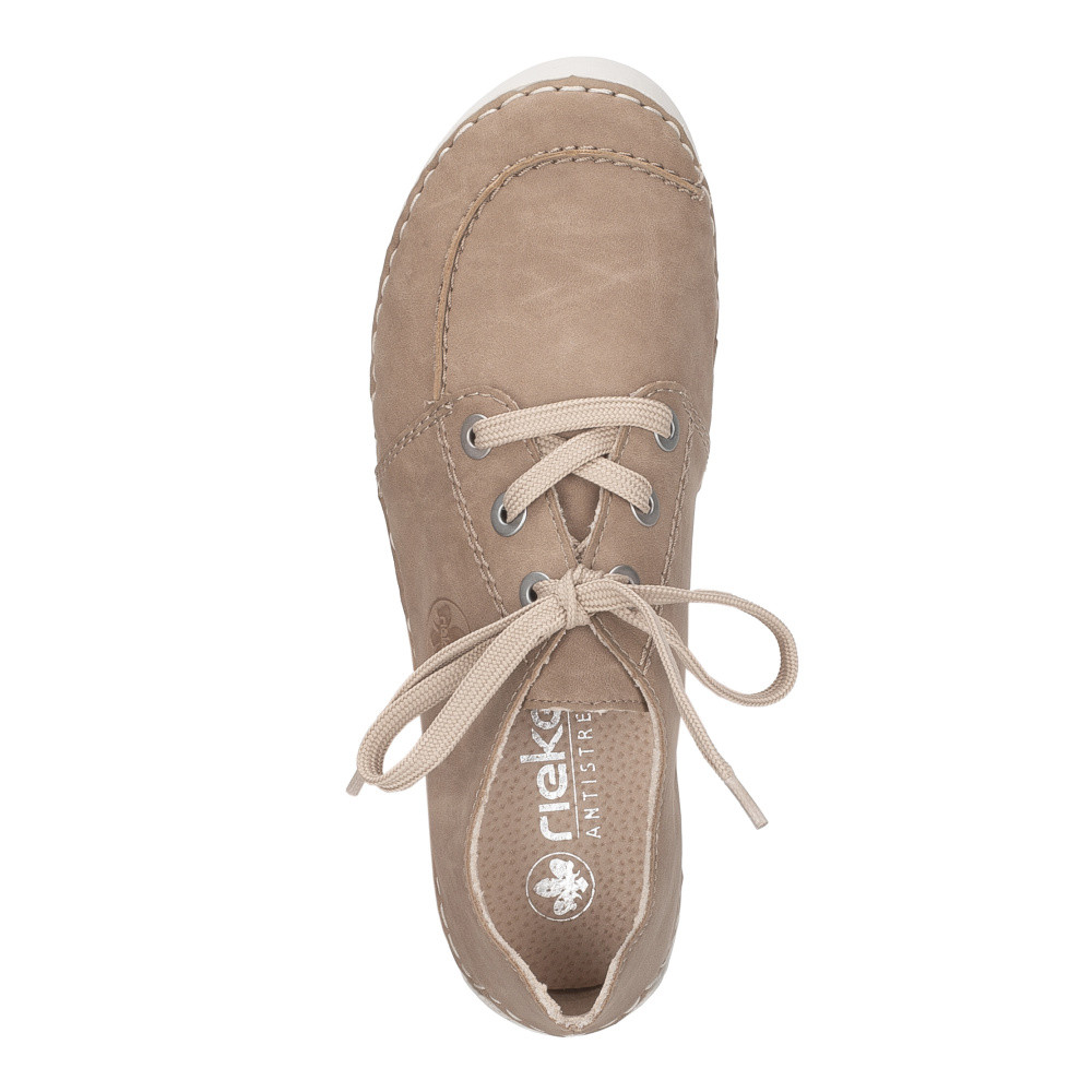 detail Dámské polobotky RIEKER 52545-62 béžová S6