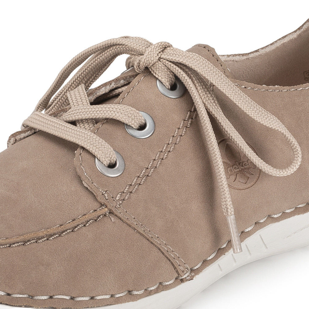 detail Dámské polobotky RIEKER 52545-62 béžová S6