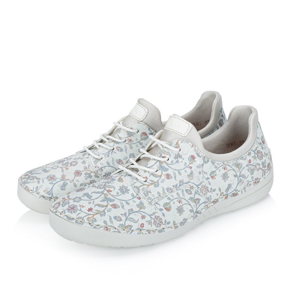 detail Dámské polobotky RIEKER 52575-90 šedá S6