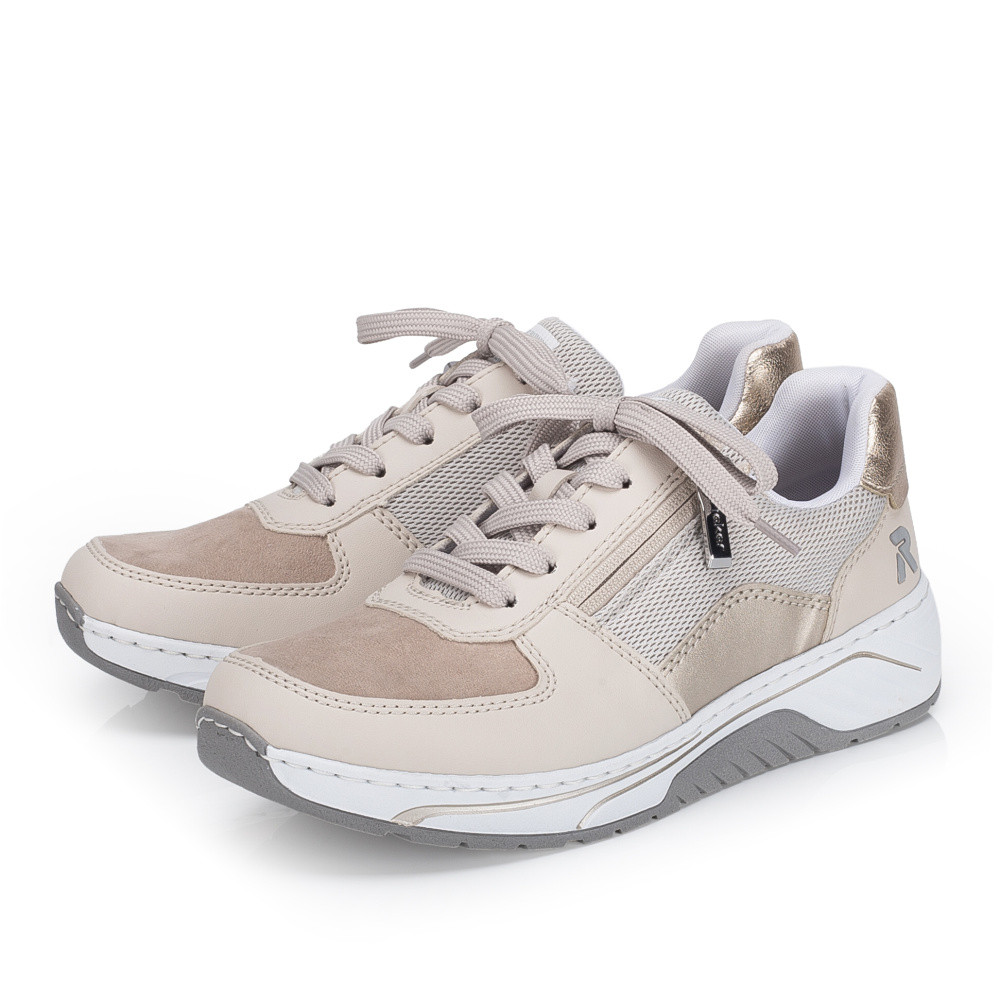 detail Dámské tenisky RIEKER 53101-60 béžová S6