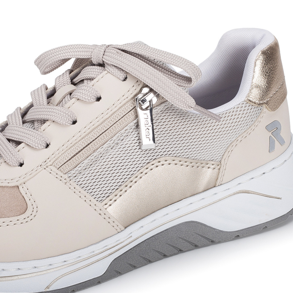 detail Dámské tenisky RIEKER 53101-60 béžová S6