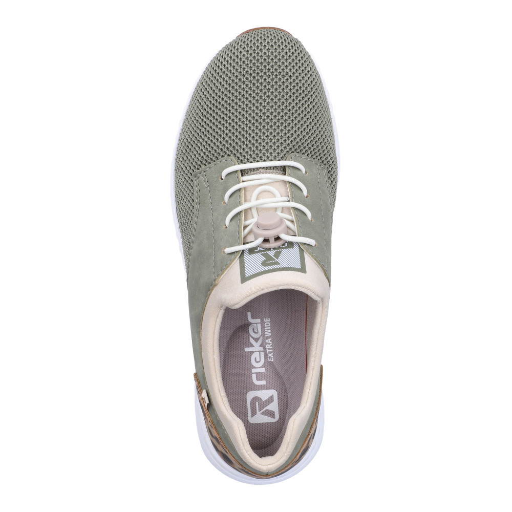 detail Dámské tenisky RIEKER 53160-52 zelená S6